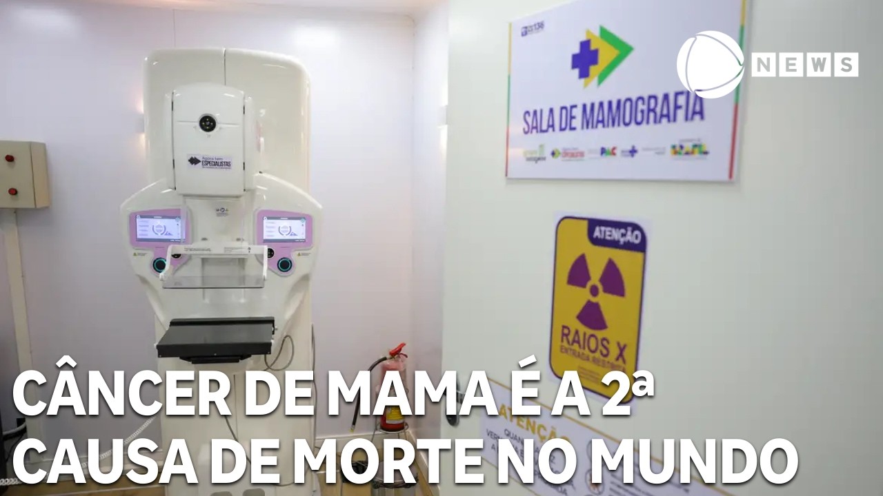 Câncer de mama é a segunda maior causa de mortes no mundo