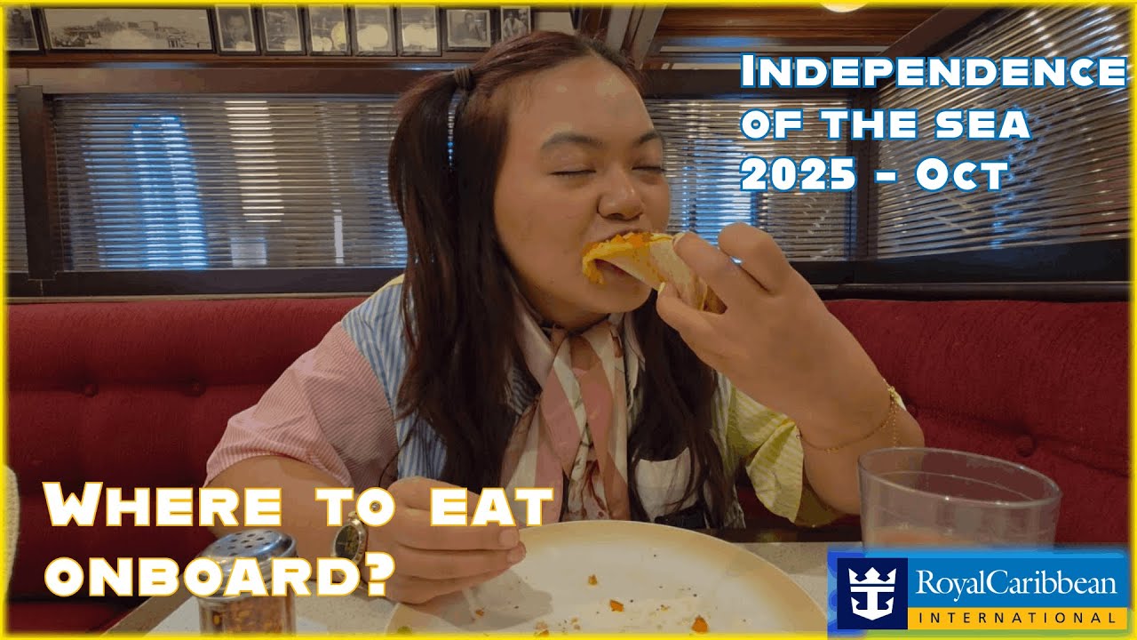 Independence of the Seas: Where to Eat on board (Royal Caribbean Full Tour)