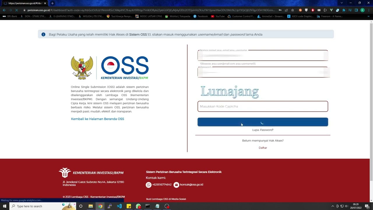 Tutorial Mencetak NIB dan Izin Usaha Berbasis Resiko Pada Web OSS
