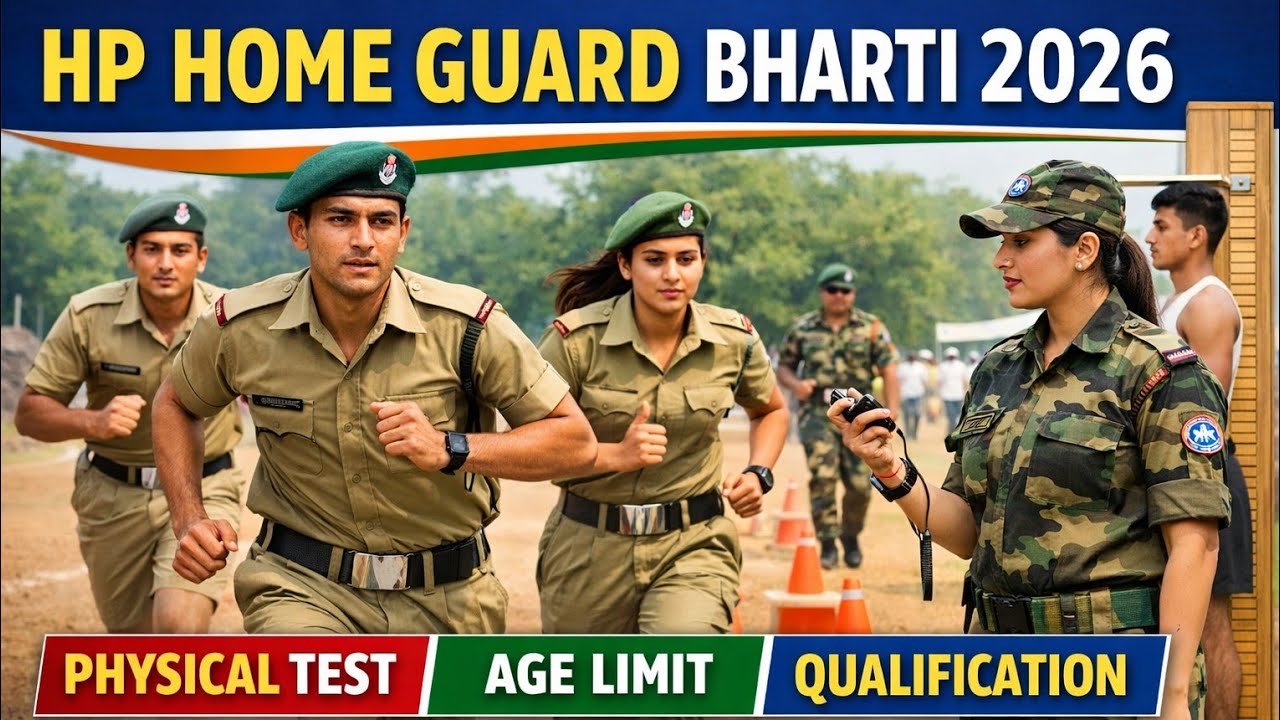 HP Home Guard Bharti 2026|| Physical Written Documentation Salary| Category Post Age 
