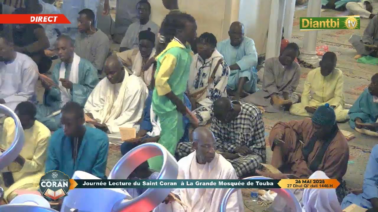 🔴 En Direct de Touba - Journée de Lecture du Saint Coran | Recommandation du Khalife des Mourides