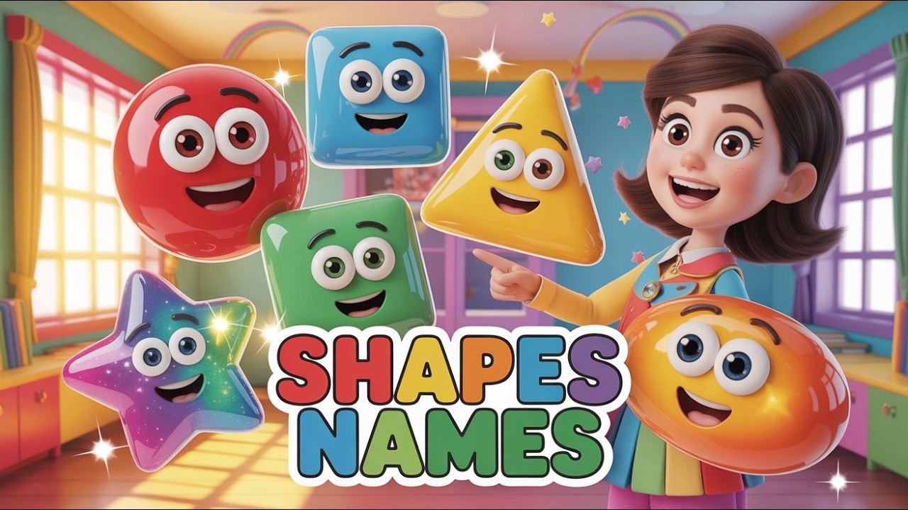 Shapes | Shape Names | Names of Shapes in English | Geometric Shapes | Shapes Vocabulary