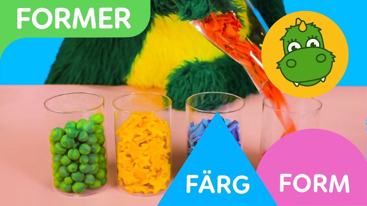 Bolibompa Mini: Färg & Form – Draken häller former