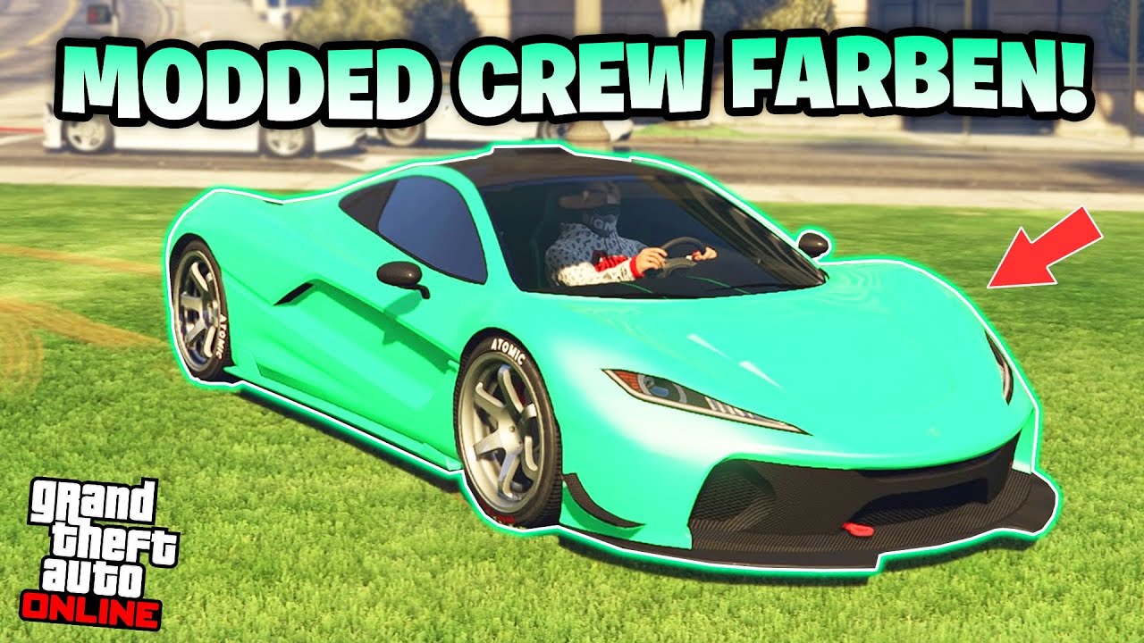 😍GTA 5 Online | Top 4 MODDED CREW COLORS | Die BESTEN Farben | GANZ EINFACH NACHMACHEN | German
