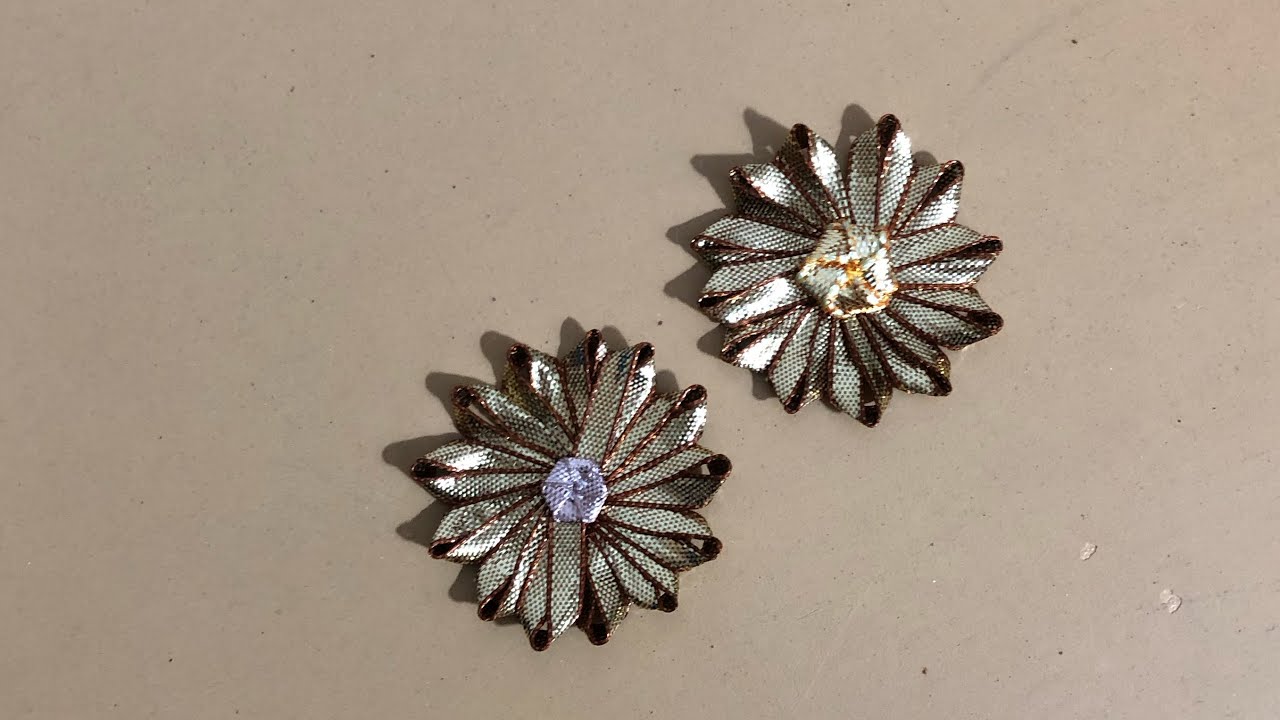 Gota Flower Making II Gota Handmade Embriodery II गोटा फूल II گوٹا پھول بنانے کا طریقہ