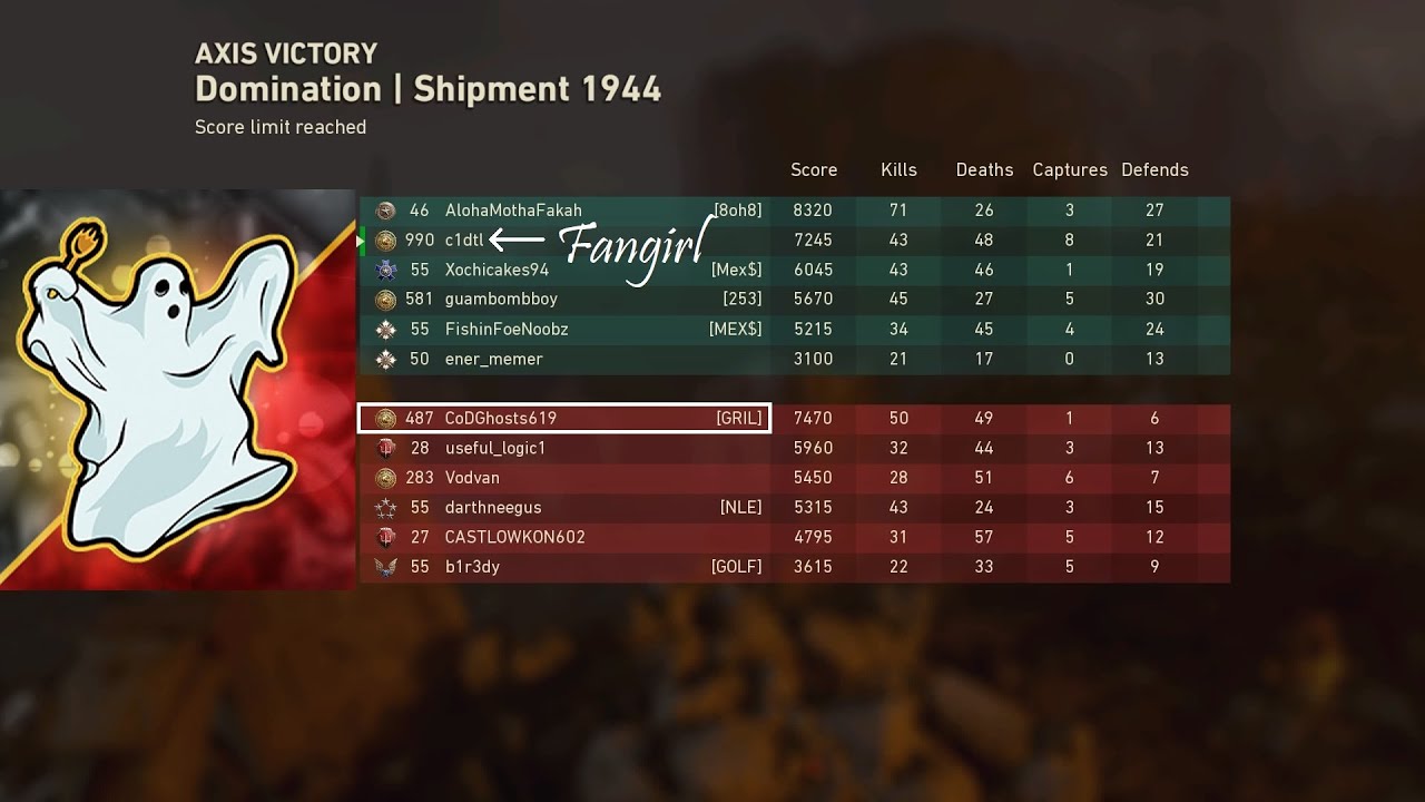 CoDGhosts619 Entered My Lobby!!!