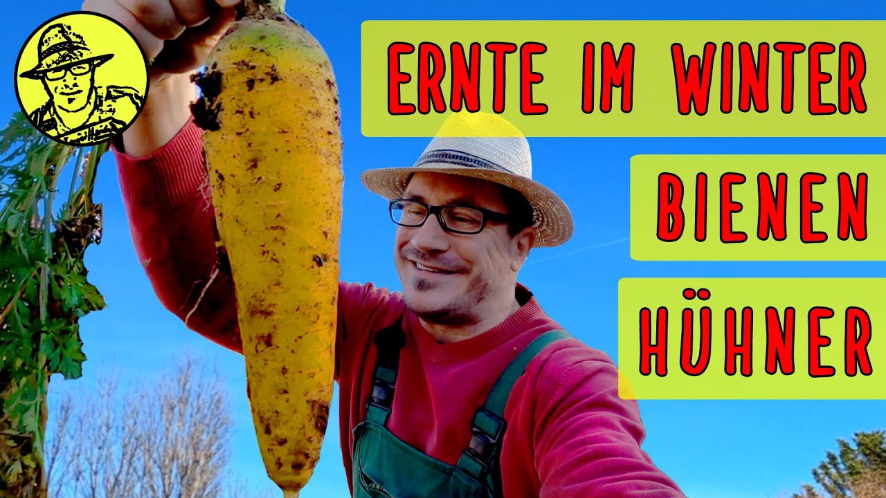 So ernährt sich ein Selbstversorger im Winter.
