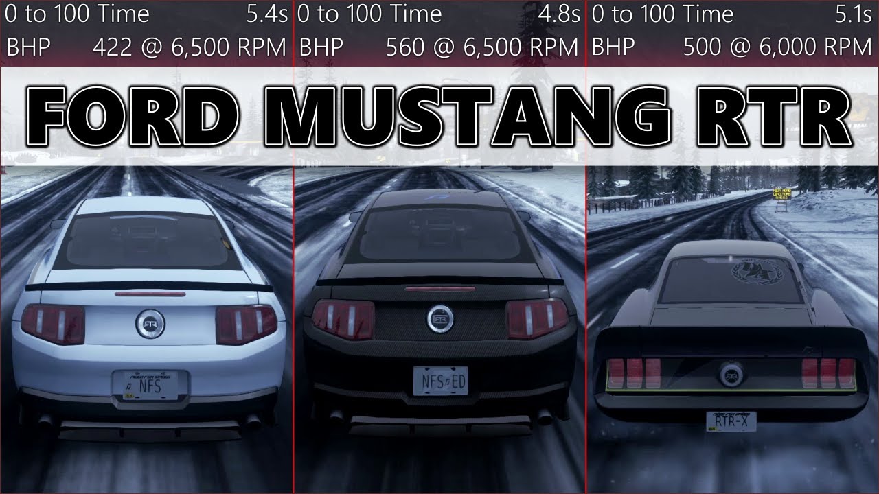 NFS: The Run Ford Mustang RTR 2011, RTR-X 1969