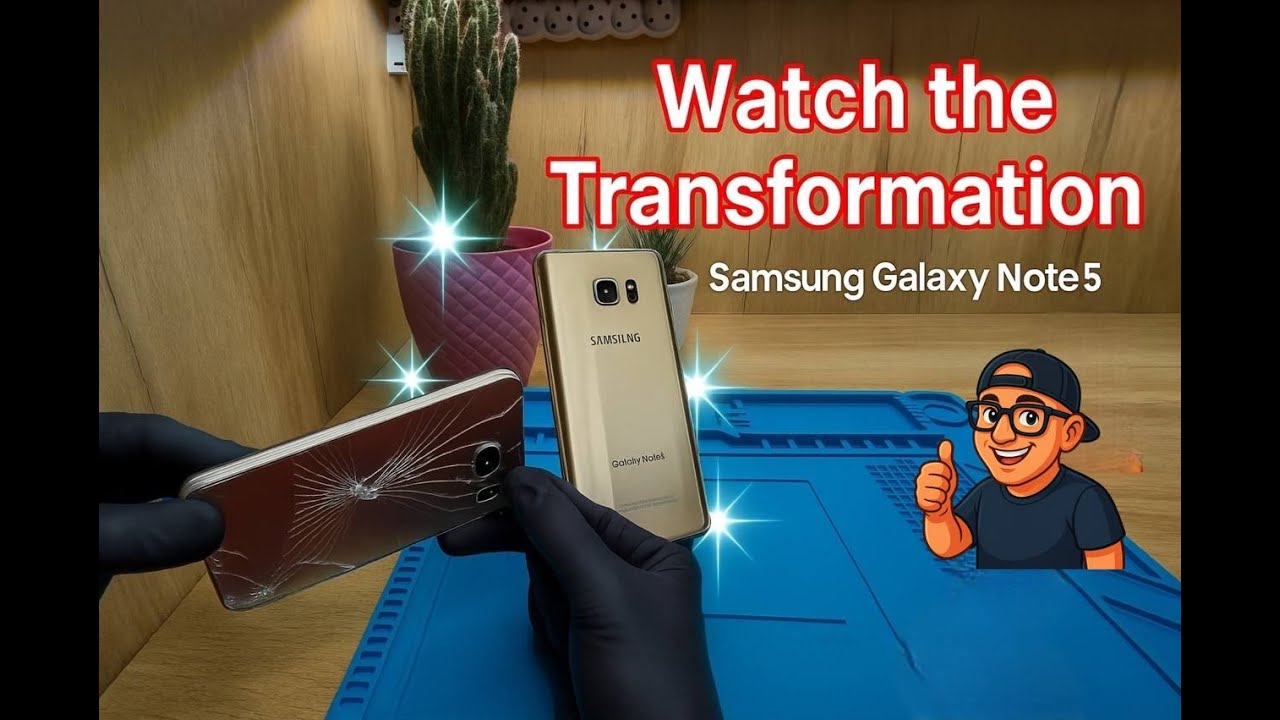 Samsung Galaxy Note 5 Full Restoration 🔥 | Frame, LCD & Back Glass Replacement | FixoraOne