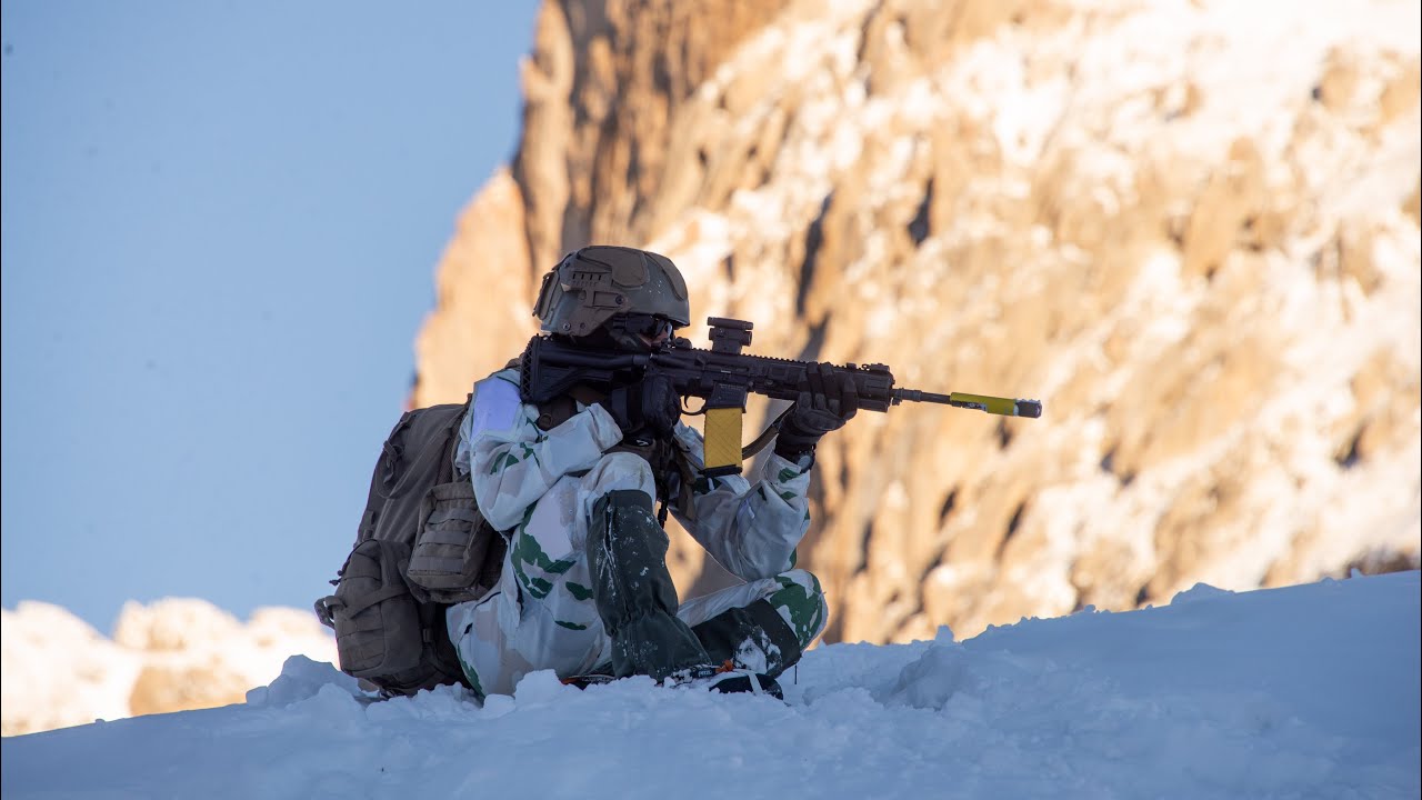 Combat en montagne avec la 4e compagnie