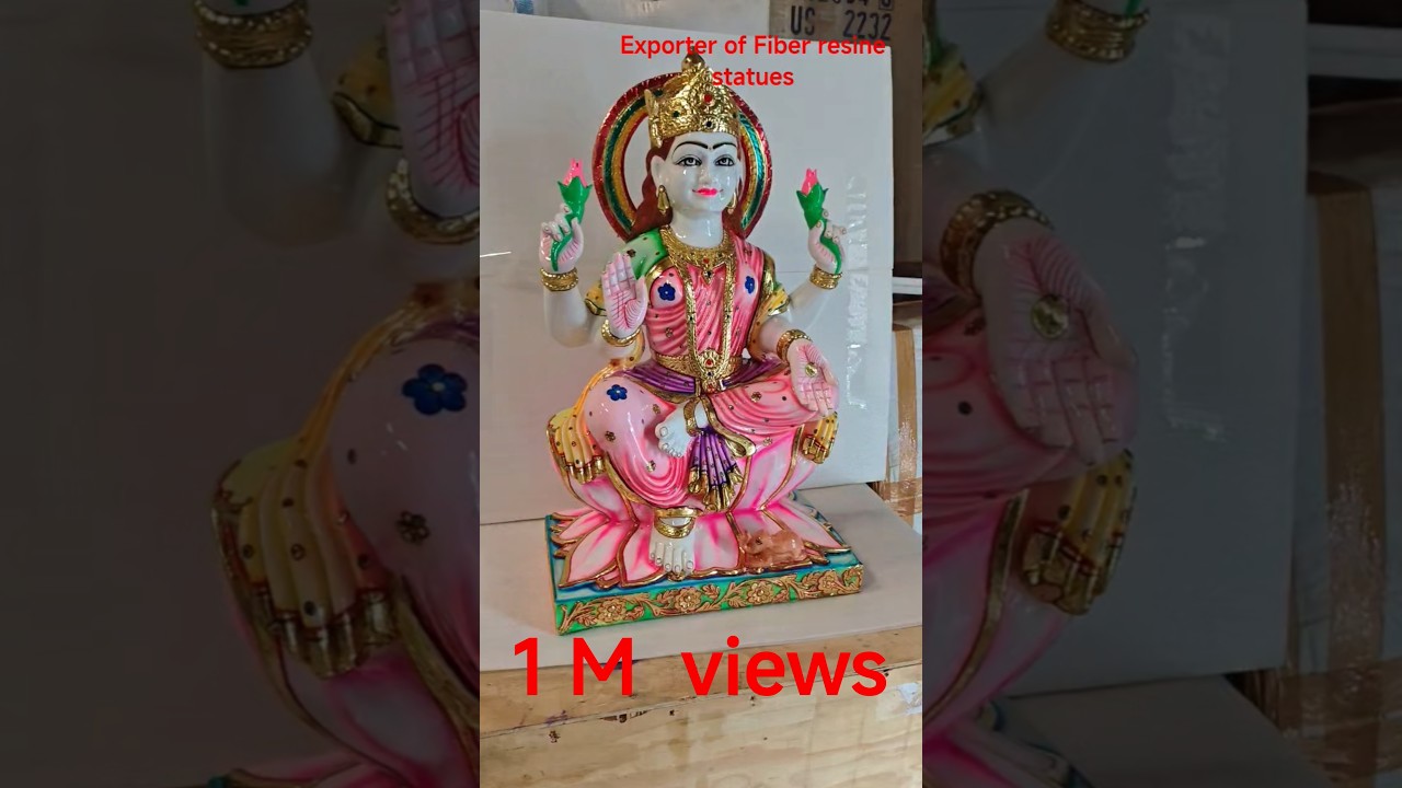 Jai Laxmi mata, fiber resine statues, manufacturer of exporter of gods murties #viral #shorts #hindu