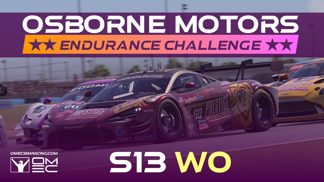 OMEC Season 13 - Week 0 - Daytona Road Course Shakedown