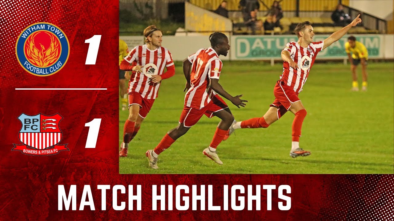 30.09.2025 - Isthmian League North - Witham Town FC vs Bowers & Pitsea FC