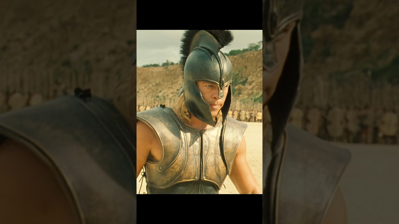 You can end this war with a swing of your sword. #troy #bradpitt #briancox #jamescosmo #movie