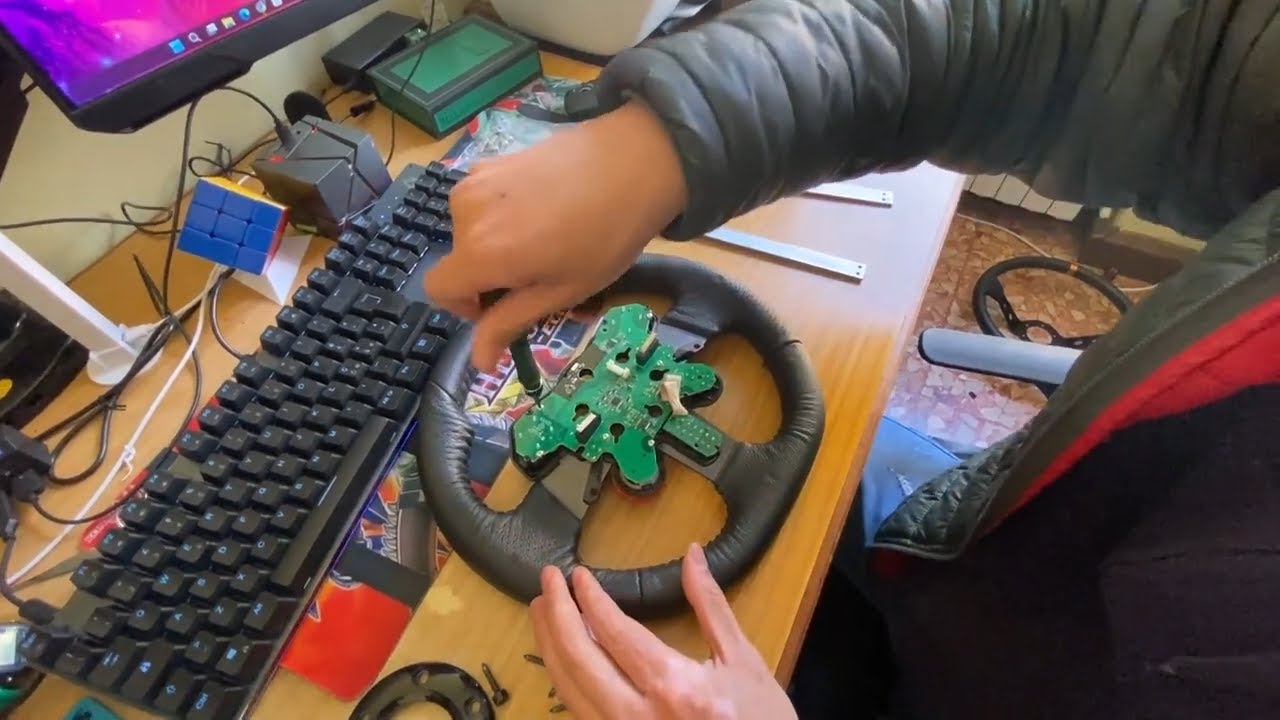 Ho modificato il mio volante logitech g29