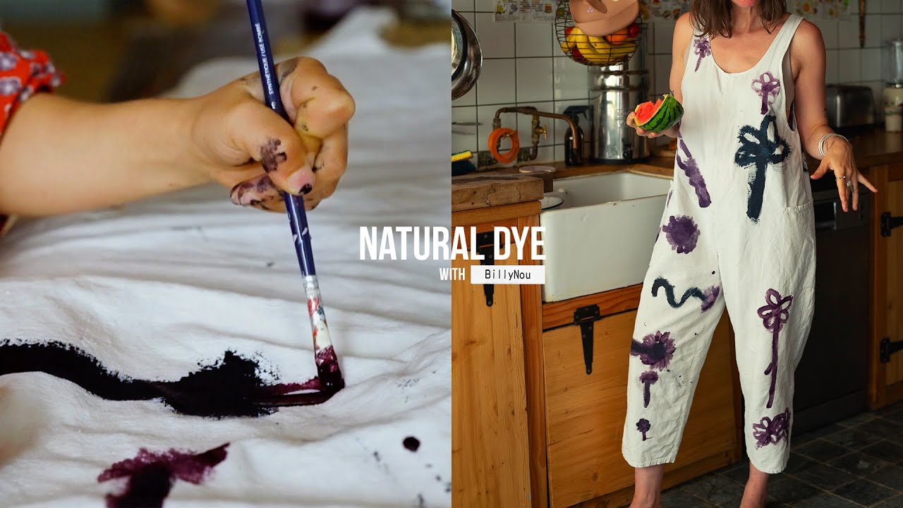 PAINTING textiles with NATURAL PIGMENTS  | NATURAL DYE | BOTANICAL COLOUR