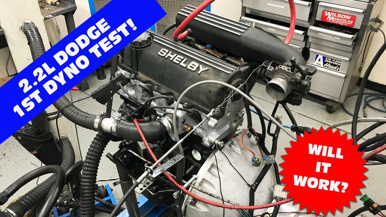 2.2L DODGE TURBO-LS SWAPPED THE DISTRIBUTOR. 1ST DYNO TEST. WILL IT RUN? HOW TO RUN HOLLEY HP ECU.