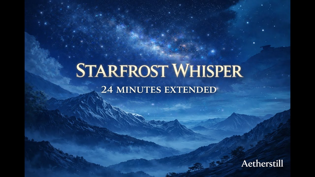 Starfrost Whisper (24 Minutes) — Calm Cinematic Instrumental | Winter Fantasy Ambience