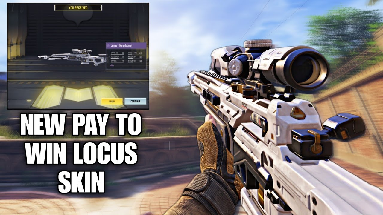 THIS NEW PAY TO WIN LOCUS SKIN HAS DLQ SCOPING ANIMATION...