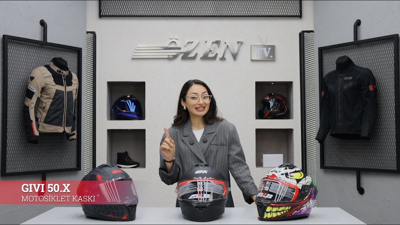 GIVI 50.X Motosiklet Kaskı (Özen Tv)