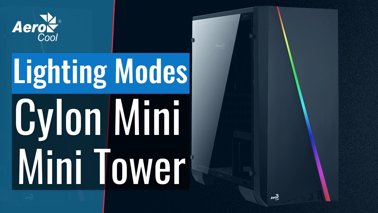 Корпус AeroCool Cylon Mini Tower - 13 Режимов подсветки