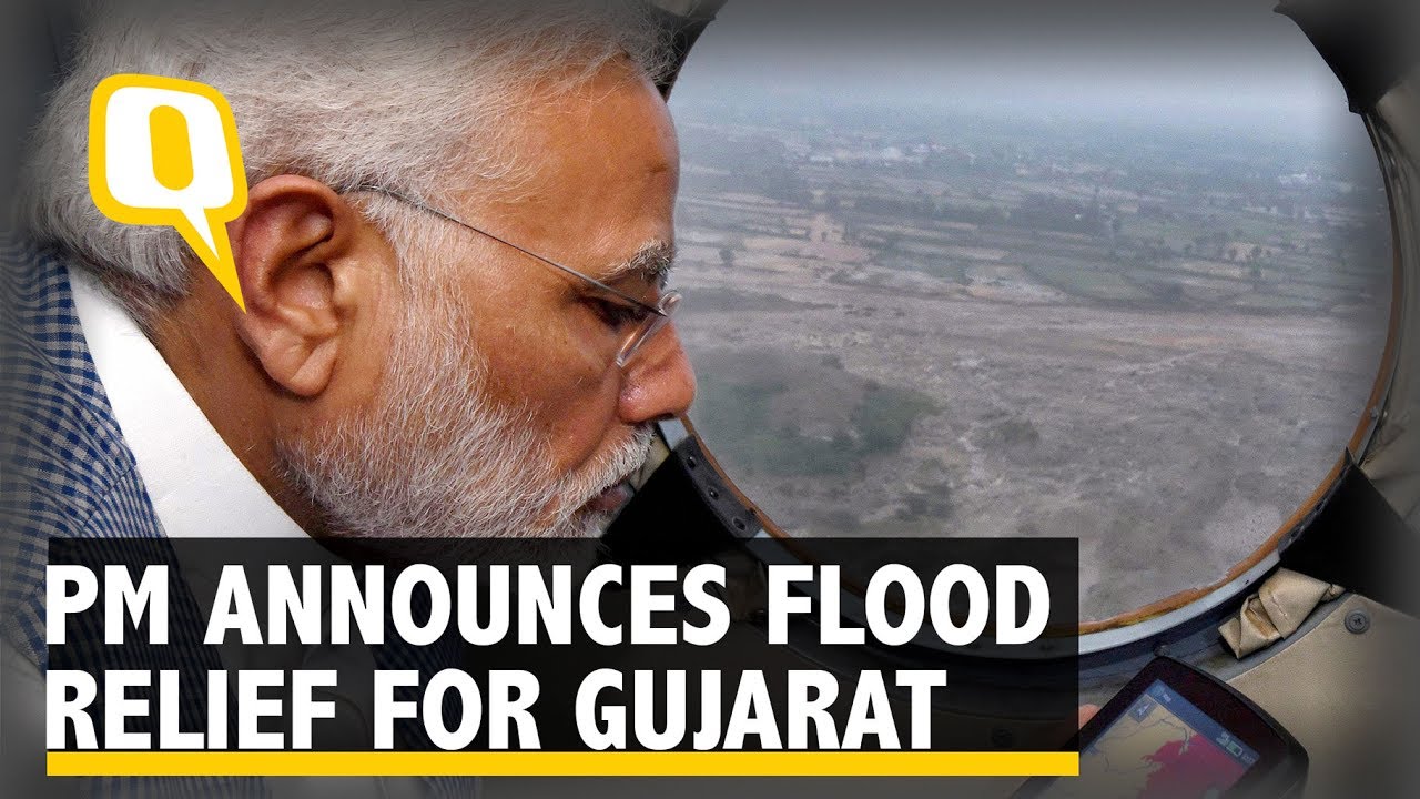 Gujarat Floods: PM Modi Announces Rs 500 Cr For State Disaster Management - The Quint