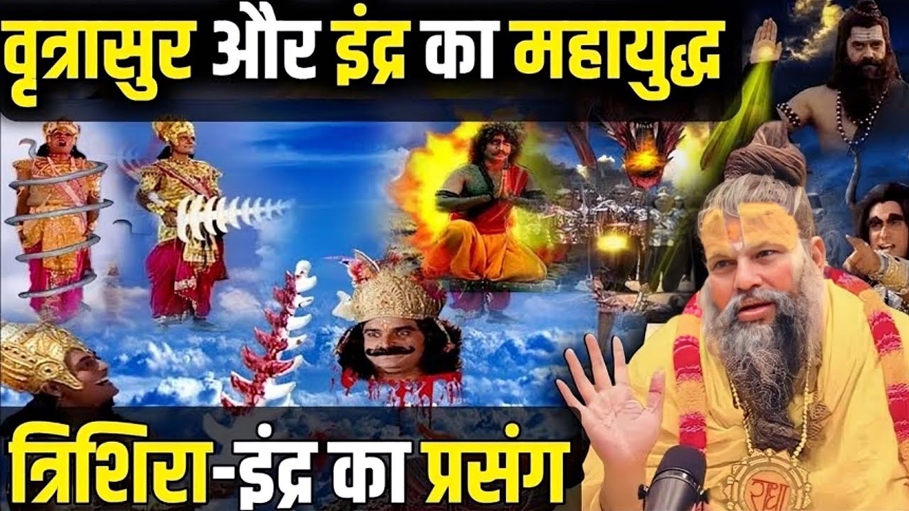 वृत्रासुर और इंद्र का महायुद्ध | त्रिशिरा - इंद्र का प्रसंग | Shri Hit Premanand Maharaj ji