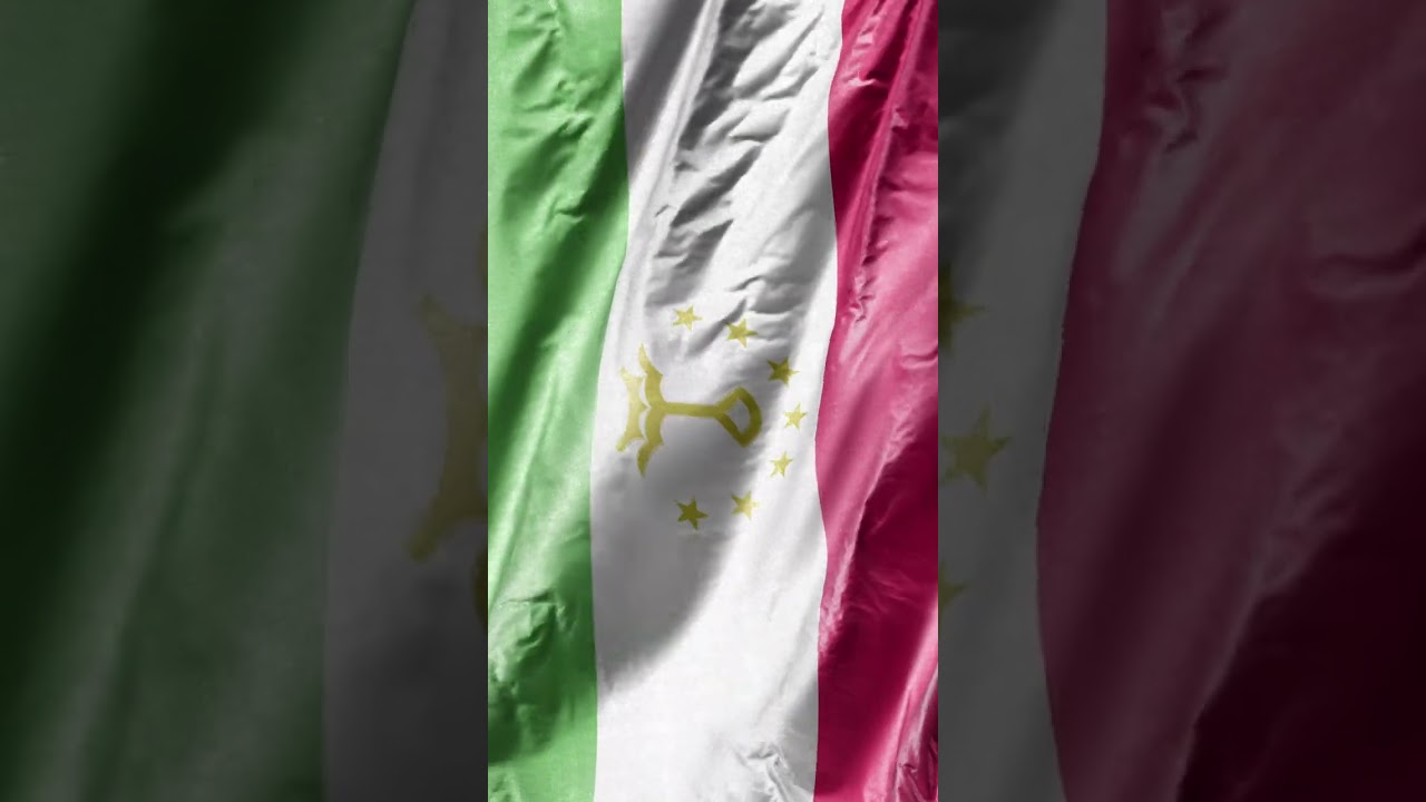 🇹🇯 Tajikistan Flag: Peaks, Stars and Heritage in Motion! #Tajikistan