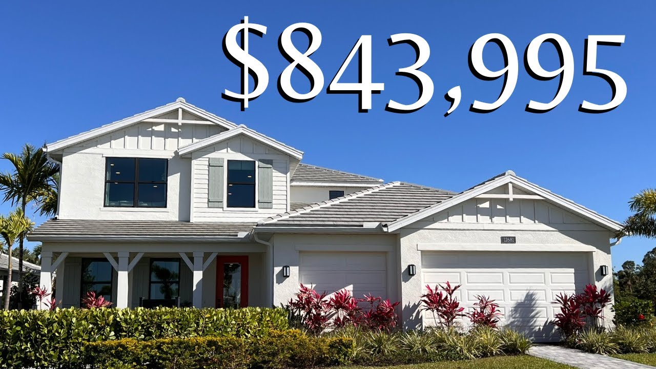 Wellen Park MASTER PLANNED COMMUNITY New Home Tour!! Venice, Florida