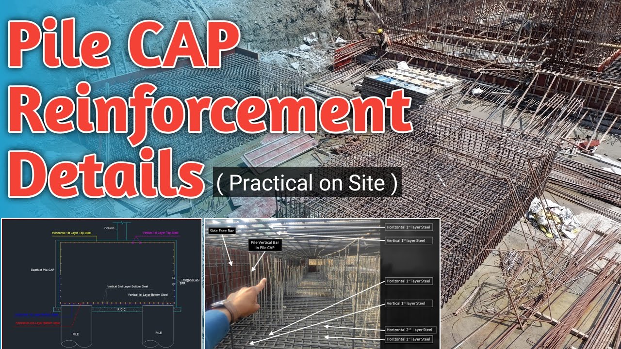 Pile CAP Reinforcement Details l Pile Foundation