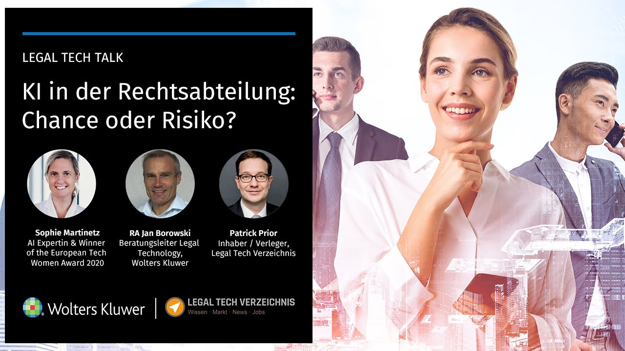 Legal Tech Talk &bdquo;KI in der Rechtsabteilung: Chance oder Risiko