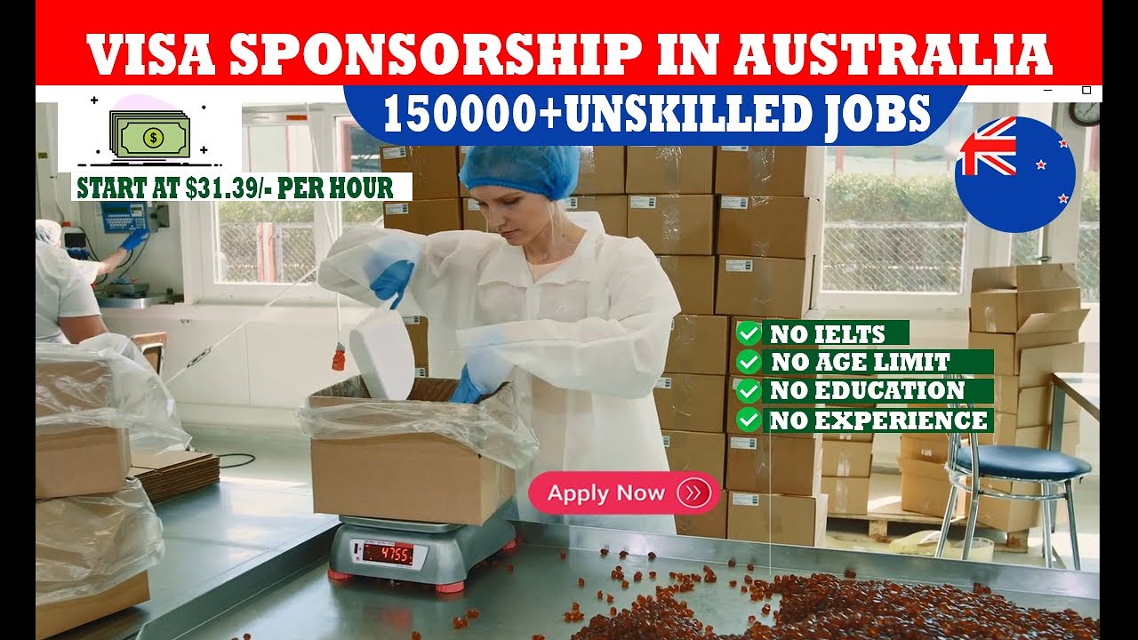 Unskilled Jobs With Visa Sponsorship In Australia|Abroad Vacancies| No IELTS| No Experience