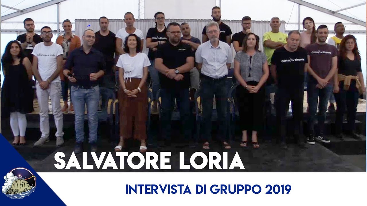 Intervistatore Salvatore Loria, intervista di gruppo   Cristo è La Risposta 2019