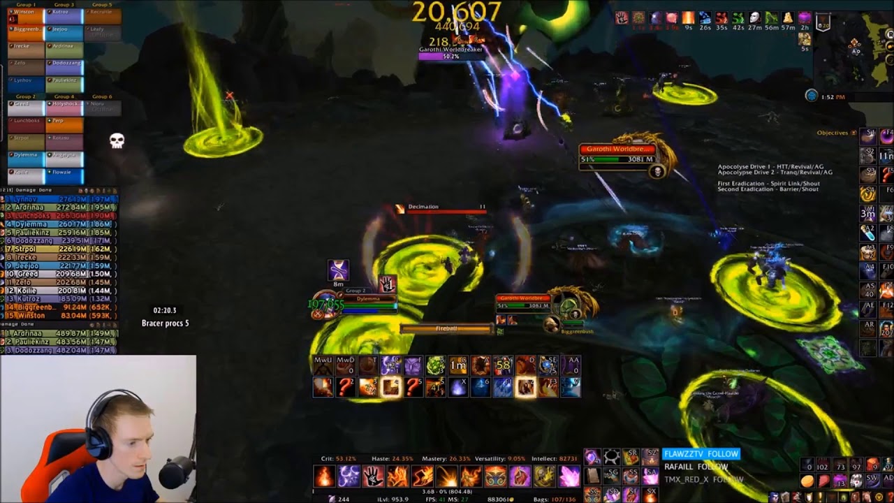 Mythic Garothi Worldbreaker - Fire Mage PoV