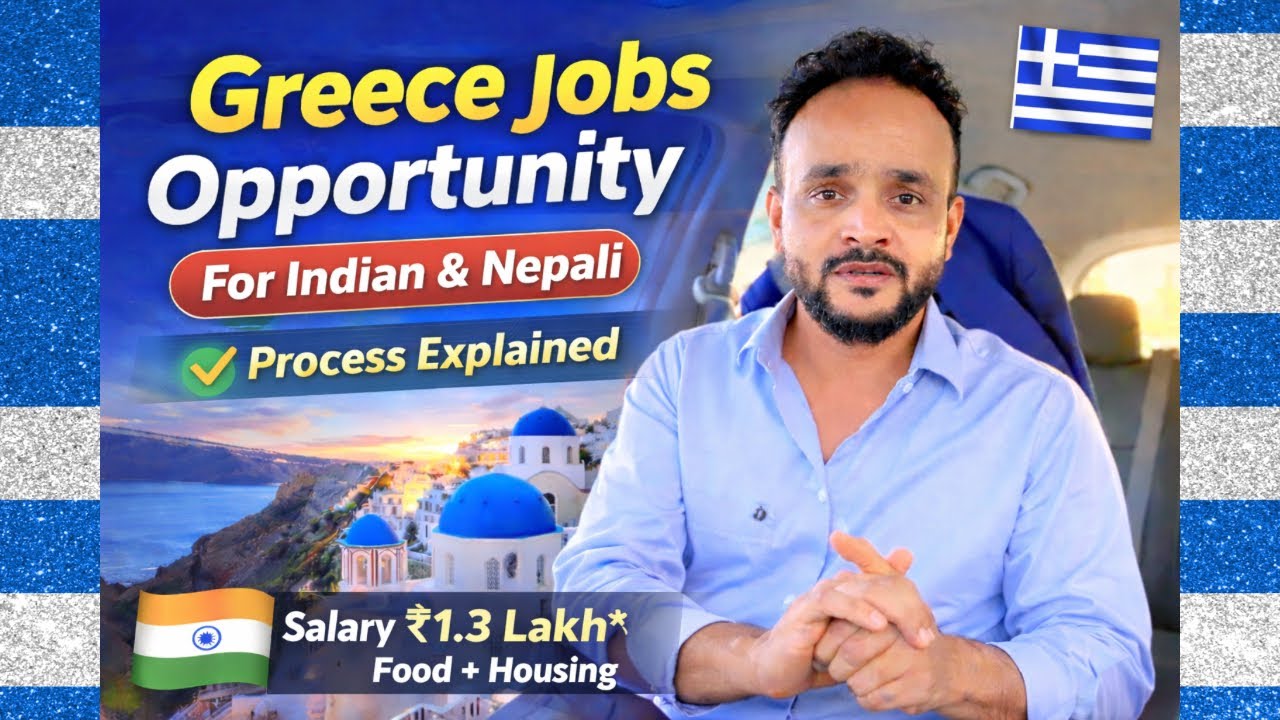 Greece Jobs Opportunity 🇬🇷 | Hotel Jobs for Indians & Nepalis | Salary & Stay Reality | Tabrez Malik