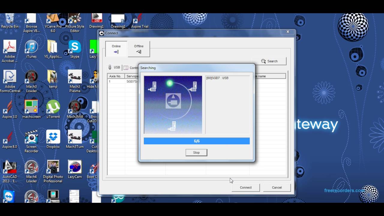 Connecting to Yaskawa Servo drives for tuning and editing parameters