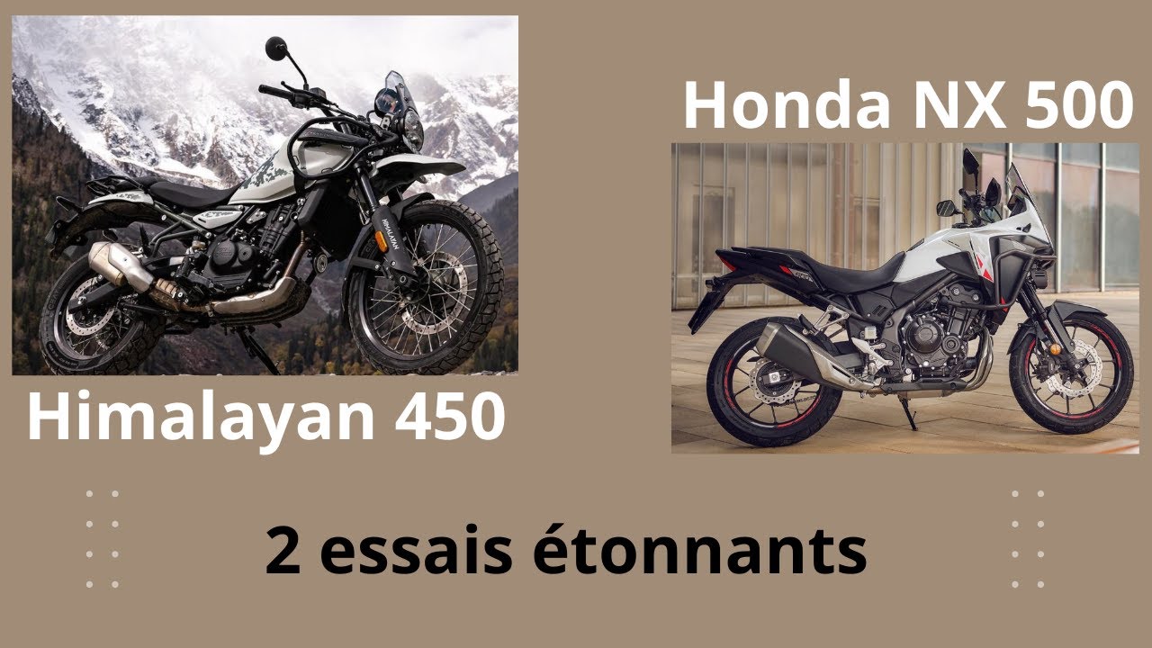 HIMALAYAN 450 et 411 - HONDA NX500  : BILAN à grande échelle  (S2-10)