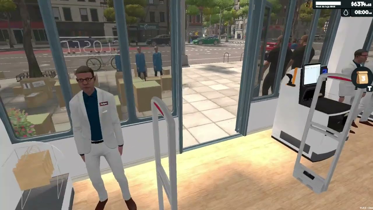 Jogando Supermarket Simulator Bovino Market #473