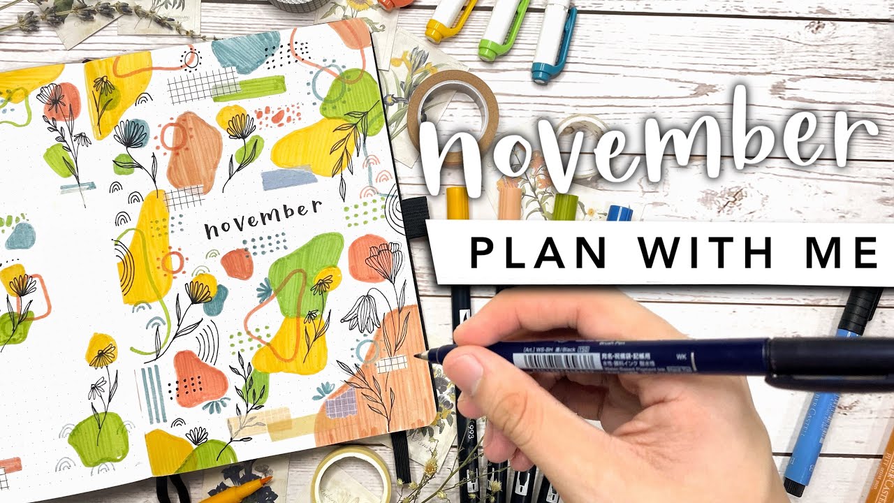 PLAN WITH ME | November 2020 Bullet Journal Setup