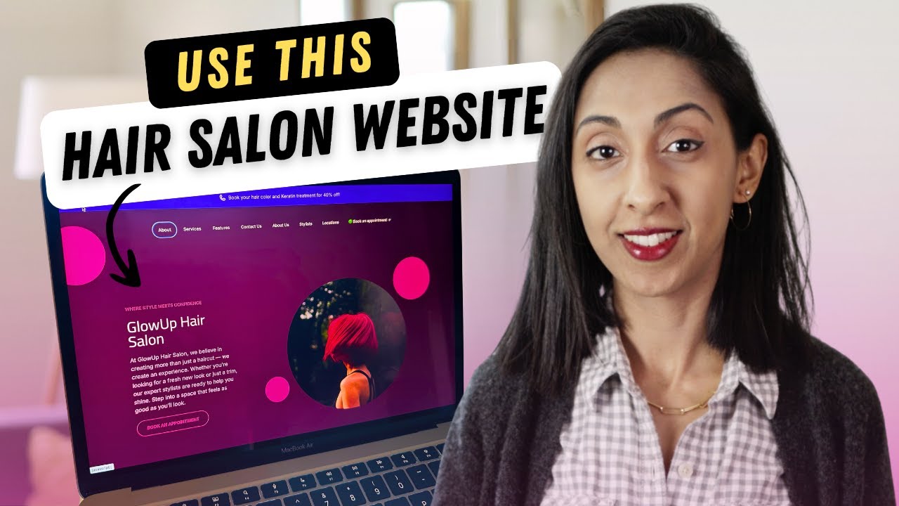 Create Your Hair Salon Website in Minutes Using This!