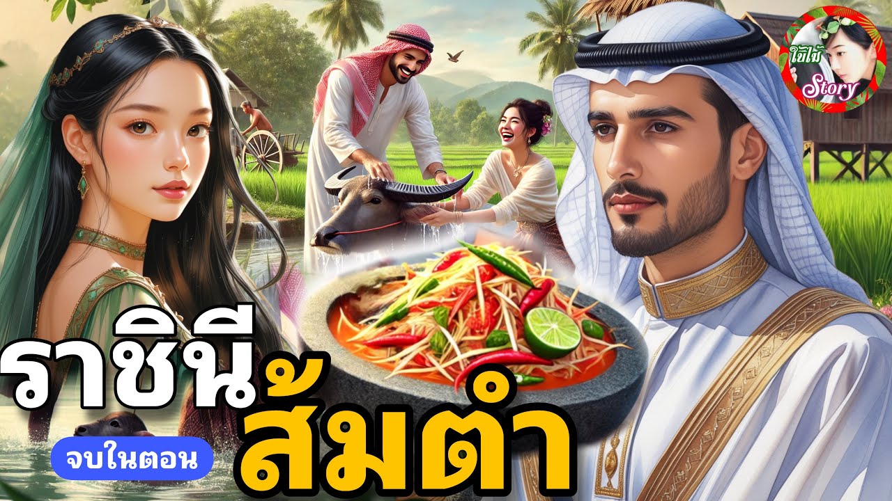 เรื่อง“ ราชินีส้มตำ ” | แม่ค้าส้มตำกลายเป็นราชินีชั่วข้ามคืน | เขียน/พากย์เสียง:ใบไม้ | BaimaiStory1
