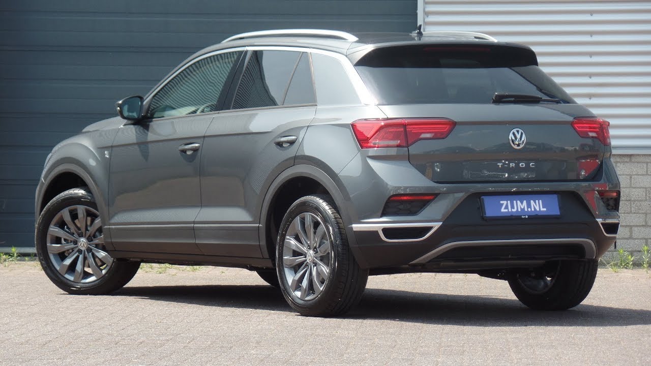 Volkswagen NEW T-roc 2018 Style Indium Grey Walk 