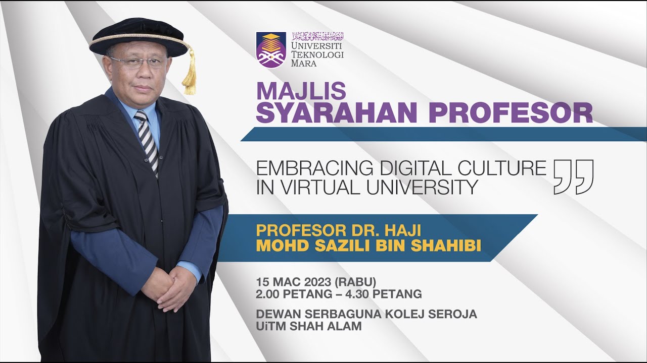 Majlis Syarahan Profesor Dr. Hj Mohd Sazili Bin Shahibi