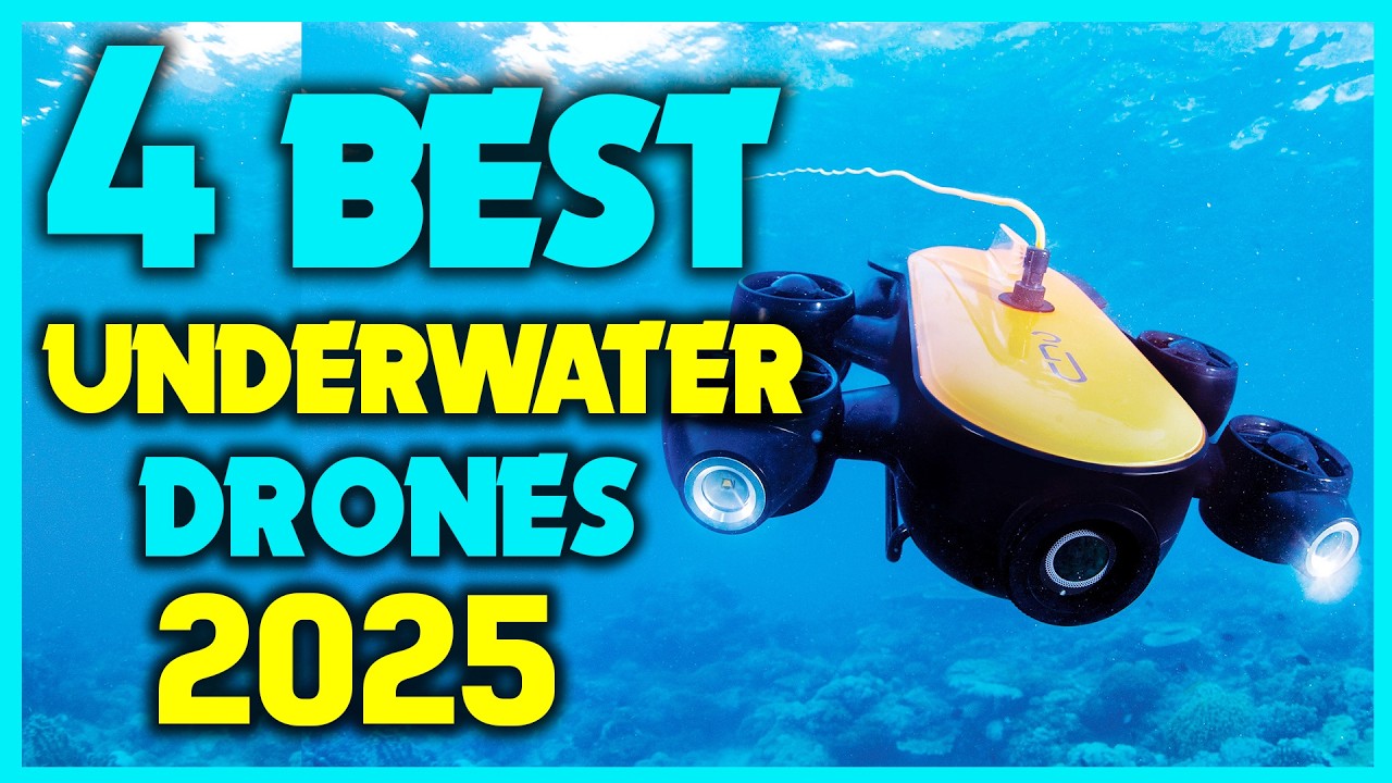 ✅Top 4 : Best Underwater Drone for Fishing - Best Waterproof Drones Review