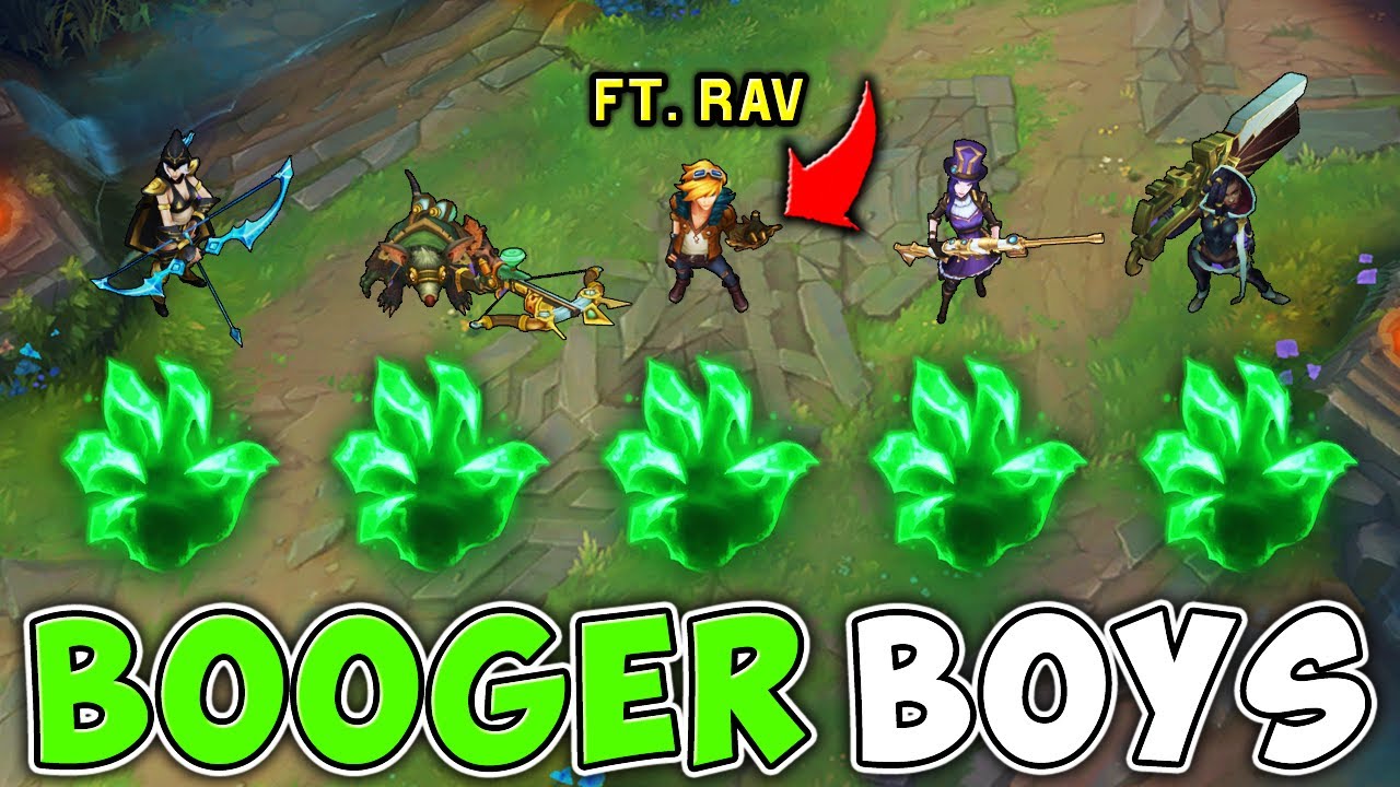 WE PLAYED 5 ADCS AND ALL STACKED GRASP OF THE UNDYING! (FT. RAV)