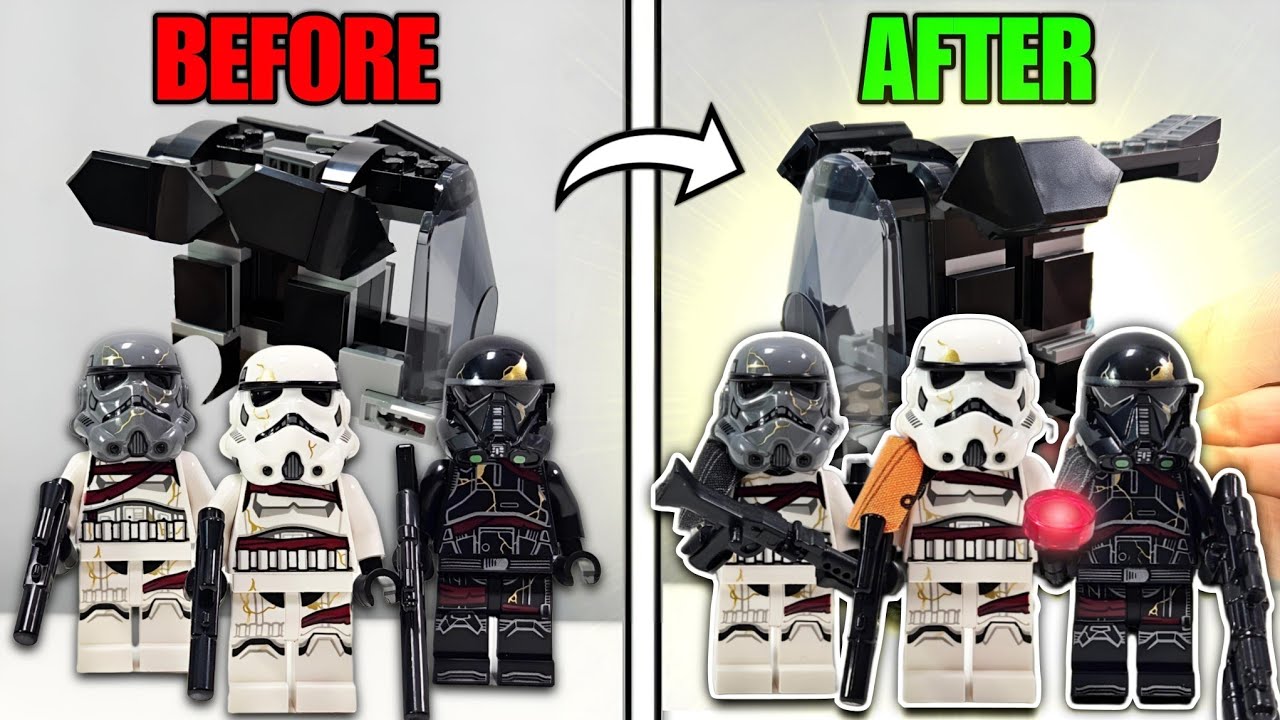 10 Ways to UPGRADE Your LEGO Night Trooper Battle Pack! (75412)