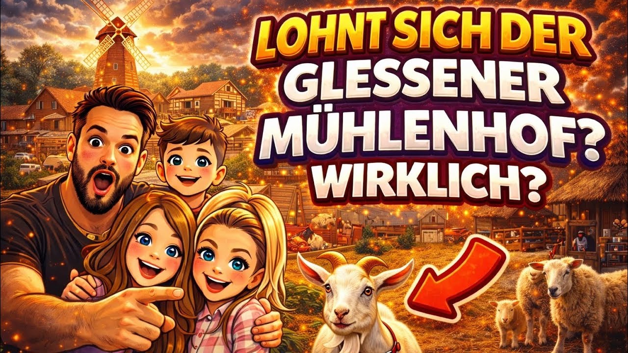 Familienausflug zum Bauernhof – So war der Glessener Mühlenhof wirklich!