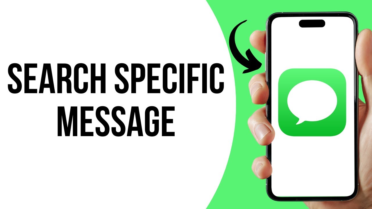 How to search for a specific message on iPhone ?