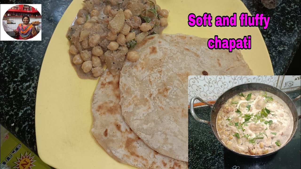 சூப்பரா மிருதுவான சப்பாத்தி குருமா ரெசிபி தமிழில் / How to make soft and fluffy chapati?