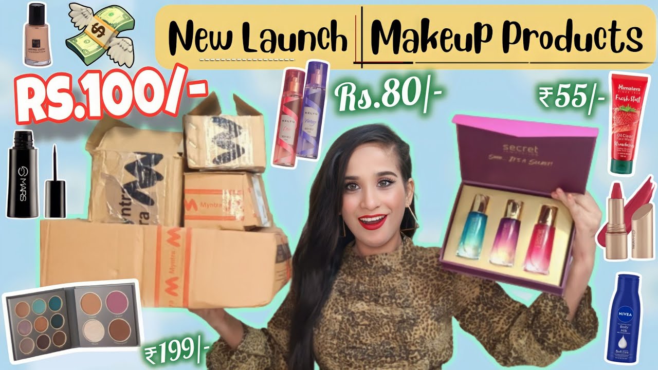 Rs.100🤯 Cheapest & Affordable *NEW* LAUNCH Makeup Products From MYNTRA || Under 100₹ Makeup Products